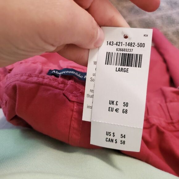 Abercrombie & Fitch Cranberry Paperbag Buttoned Skirt - Picture 7 of 8